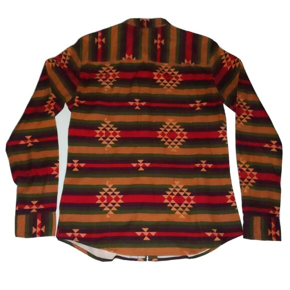 LEVI'S MEN'S INDIAN BLANKET SOUTHWEST NAVAJO AZTEC SHIRT Serape SZ Medium M - Picture 4 of 6